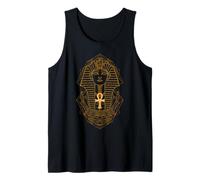 Geometría Sagrada Egipcio Tutankamón Faraón Rey Kemetic Camiseta sin Mangas