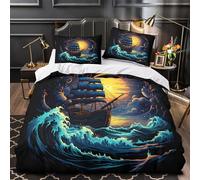 Geometría Sagrada Funda de Edredón Estampado 3D Juego de 3 Piezas Suave Cierre de Cremallera Oculta con Fundas de Almohada Suave Mandala espiritual Funda Edredon for Adultos Super king（260x220cm）