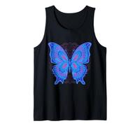 Geometría Sagrada Naturaleza Mariposa Estética Mandala Flor Camiseta sin Mangas