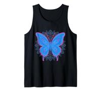 Geometría Sagrada Naturaleza Mariposa Estética Mandala Flor Camiseta sin Mangas