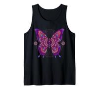 Geometría Sagrada Naturaleza Mariposa Estética Mandala Flor Camiseta sin Mangas