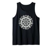 Geometría Sagrada Neptuno Mandala Dotwork Camiseta sin Mangas