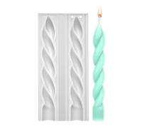 Geometric 3D Candle Mold - Molde de silicona espiral de resina, bricolaje Plaster Wax Clay Craft | Handmade Epoxy For Home Party Decoración Creative Art Supplies Fun Making Tool