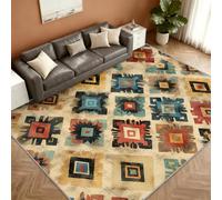 Geometric Alfombra 120x180cm, Retro Geometric Alfombras for Living Room