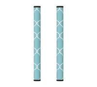 Geometric Art - 2 fundas para manija de puerta de refrigerador, cubierta marroquí para manija de electrodomésticos de cocina para nevera, microondas, estufa, horno, lavavajillas