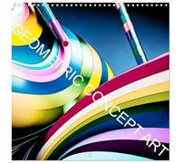 GEOMETRIC CONCEPT ART (Wall Calendar 2026 12 × 12 Inch) CALVENDO 12 Month Wall Calendar: Discover the fascinating world of Geometric Conceptual Art with our stunning AI-Wall Art pieces!