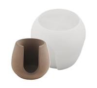 Geometric Cylindrical Planter Press - Flexible Concrete Casting Hardware, Multi- Resin Pot System, Heavy-Duty Cement Vessel Tool, DIY Desktop Storage Gear, Pot Equipment