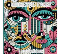 Geometric Faces Coloring Book
