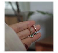 Geometric Pearl Stud Women Noble Elegant Friendship Jewelry High-End Earrings