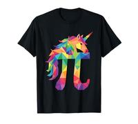 Geometric Rainbow Unicorn Pi Math Teacher 3.14 Pi Day Camiseta