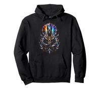 Geométrico Anu ntiguo Egipcio Deidad Sagrado Icono Arte Sudadera con Capucha