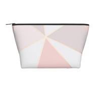 Geométrico De Oro Rosa, Bolsa de artículos de tocador Bolsa de Maquillaje Bolsa de cosméticos Bolsa de artículos de tocador de Viaje portátil