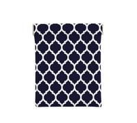 Geométrico marroquí Azul Marino Moderno, Squeeze Top Wallet Bolsa de Almacenamiento para Mujer Monedero pequeño Bolsa de Cambio