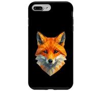 Geométrico Poligonal Fox Bajo Poligonal Animal Wildlife Carcasa para iPhone 7 Plus/8 Plus