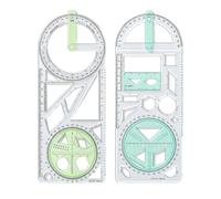 Geometry Ruler Set Triangle Rulers Drawing Measuring Tools for Students