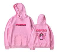 GEOMSMN Anna Pepe Vera Baddie Tour 2025 Sudaderas Unisex cómodas y Modernas, Street-Chic y versátiles.,Rosado,XL