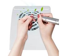 Geonoy Aspiradora de polvo de uñas, herramienta de manicura profesional compacta eléctrica para salón de belleza, máquina de succión de polvo, para mujeres, mamá, esposa, hija, novia, profesionales