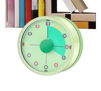 Geonoy Temporizador visual | Temporizador mecánico de cuerda de 60 minutos - Herramienta mecánica de gestión del tiempo con 72 decibelios | para escritorio de cocina, juegos, ducha, aula, profesores