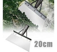 Georcep Multi-Functional Outdoor Garden Cleaning Shovel, Multifunctional Cleaning Shovel for Outdoor Garden Shovel Grass Camping Work, 9.84 Inch Manganese Steel Flat Head Shovel (20CM)