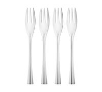 Georg Jensen 4 Tenedores de tarta Cobra Acero inoxidable