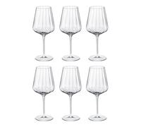 Georg Jensen 6 Copas de vino blanco Bernadotte Cristalino