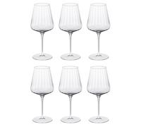 Georg Jensen 6 Copas de vino tinto Bernadotte Cristalino