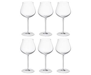 Georg Jensen 6 Copas de vino tinto Sky 50 ristalino