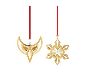 Georg Jensen Adorno colgante de Navidad 2024. 2-pack Chapado en paladio