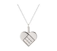 Georg Jensen Adorno navideño 2025 corazón Aleación de zinc plateada en paladio
