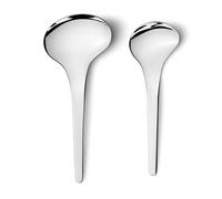 Georg Jensen Cucharas de servir Bloom set de 2