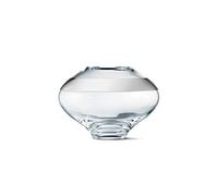 Georg Jensen Duo JARRÓN Redondo SS Vidrio Mediano,10016981,Plata