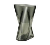 Georg Jensen Jarrón de cristal Lituus Gris. pequeño