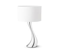 Georg Jensen Lámpara de mesa Cobra blanco pequeña. 61 cm