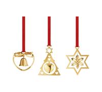 Georg Jensen Miniatura móvil 2024. 3-pack Chapado en oro