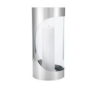 Georg Jensen Portavelas Chrome contours hurricane 33 cm Acero inoxidable