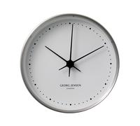 Georg Jensen Reloj de pared Koppel. blanco-acero inoxidable Ø 22 cm