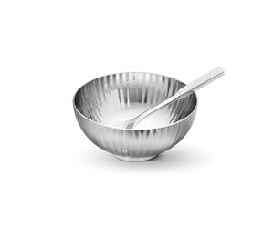 Georg Jensen Salero con cuchara Bernadotte acero inoxidable