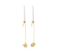 Georg Jensen Set de candelabros 2026 Oro