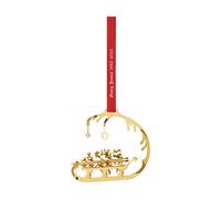 Georg Jensen Trineo navideño con árbol de Navidad 1995/2025 Latón chapado en oro