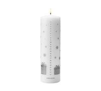 Georg Jensen Vela de calendario 2025 Blanco-plata