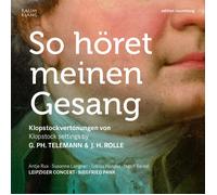 Georg Philipp T So Horet Meinen Gesang: Klopstockvertonun (CD) (Importación USA)