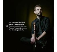 Telemann, Fasch, Bach, Graupner : Concertos pour flûte à bec. Trisschijn.