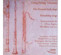 Georg Philipp Telemann Die Freundschaft Singt (CD) (Importación USA)