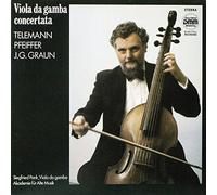 Georg Philipp Telemann , Johann Pfeiffer , Johann Gottlieb Graun , Siegfried Pank , Akademie Für Alte Musik Berlin - Viola Da Gamba Concertata - Eterna - 7 29 243