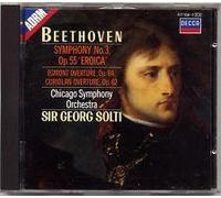 GEORG SOLTI - Beethoven: Symphony No 3; Egmont & Coriolan Overture - Solti / DECCA
