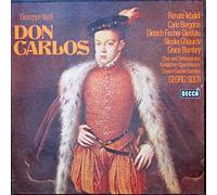 Georg Solti und Chor und Orchester des koeniglichen Opernhauses Covent Garden London / Renata Tebaldi / Carlo Bergonzi / Dietrich Fischer-Dieskau / Nicolai Ghiaurov / Grace Bumbry etc. - Verdi: Don Carlos (Gesamtaufnahme, italienisch) [Vinyl Schallplatte] [4 LP Box-Set]