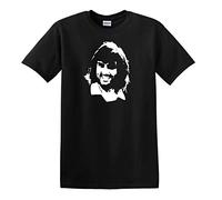 George Best Man United Football Legend Che Guevara Style Icon - Camiseta de algodón pesado, Negro, XL
