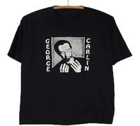 George Carlin It Only Hurts When I Think Shirt Black S