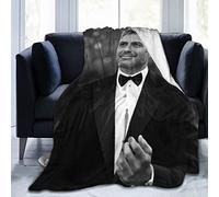 George Clooney - Manta de forro polar, ligera, súper suave, acogedora, lujosa manta de microfibra