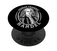 George Frideric Handel Compositor clásico PopSockets PopGrip Adhesivo